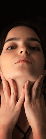 Woman with sinusitis in Harley Street, London ENT at Jonathan Hughes ENT