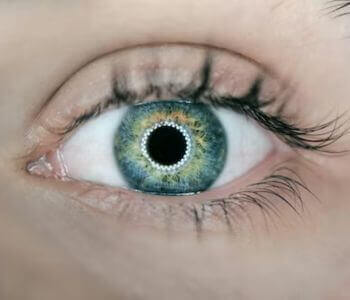 A green eye (sinus infection can impact eyes) at Jonathan Hughes ENT